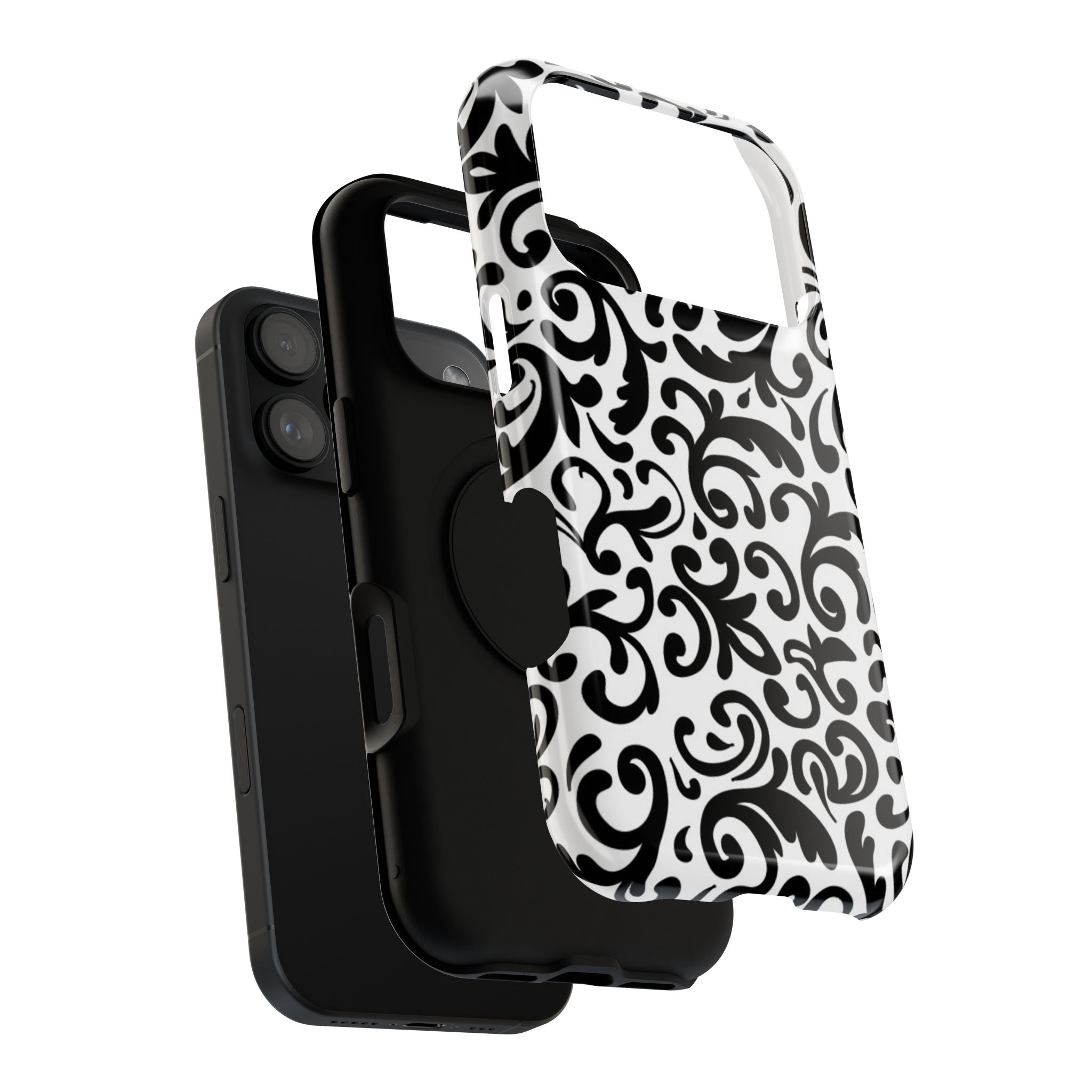 Stylish Black & White Design Phone Case