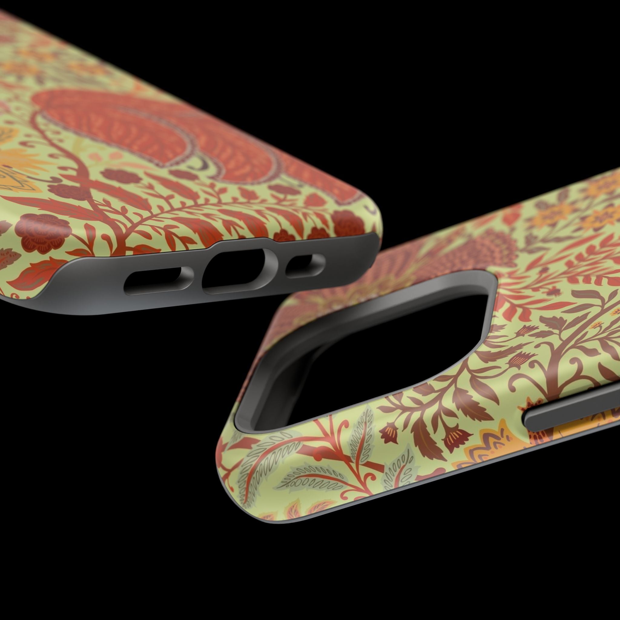 Floral Paisley Magnetic Impact-Resistant Phone Case