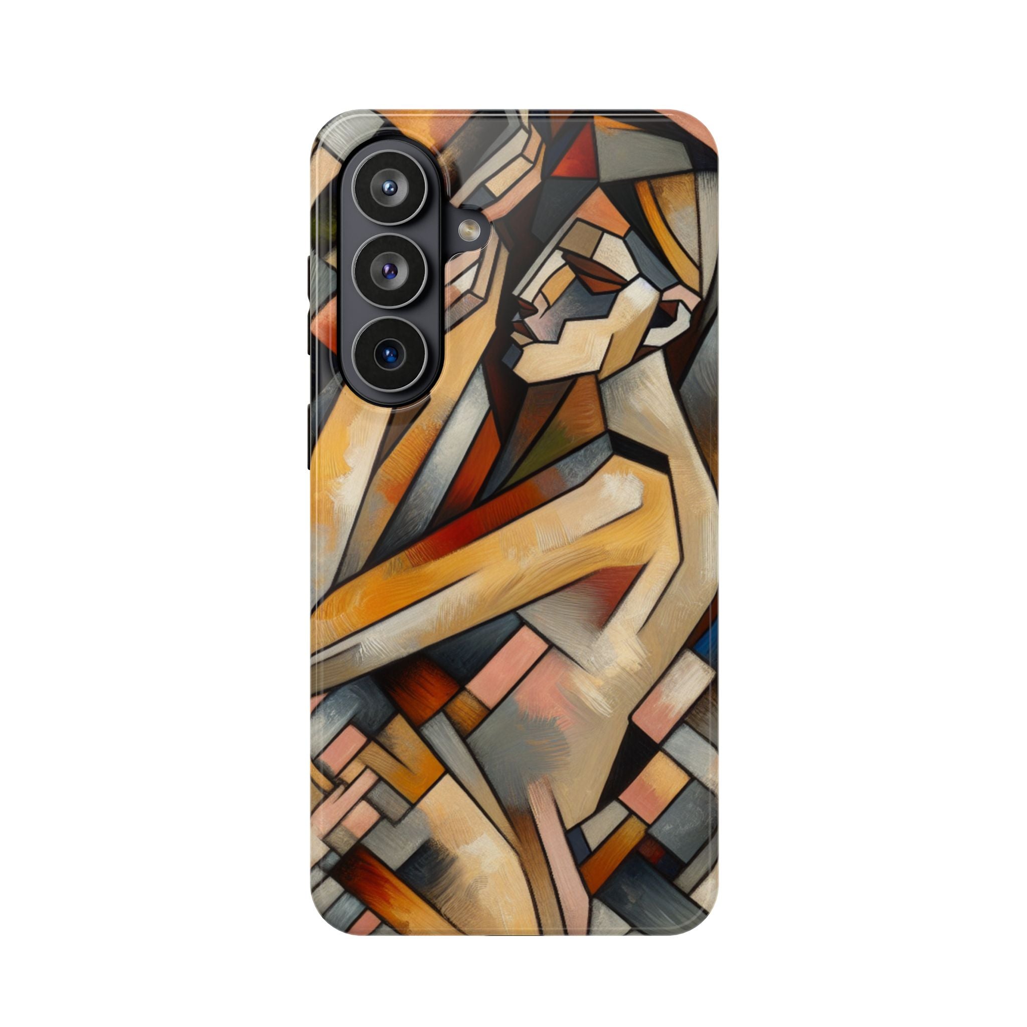 Impact Resistant Phone Case - Sleeping  Woman Abstract