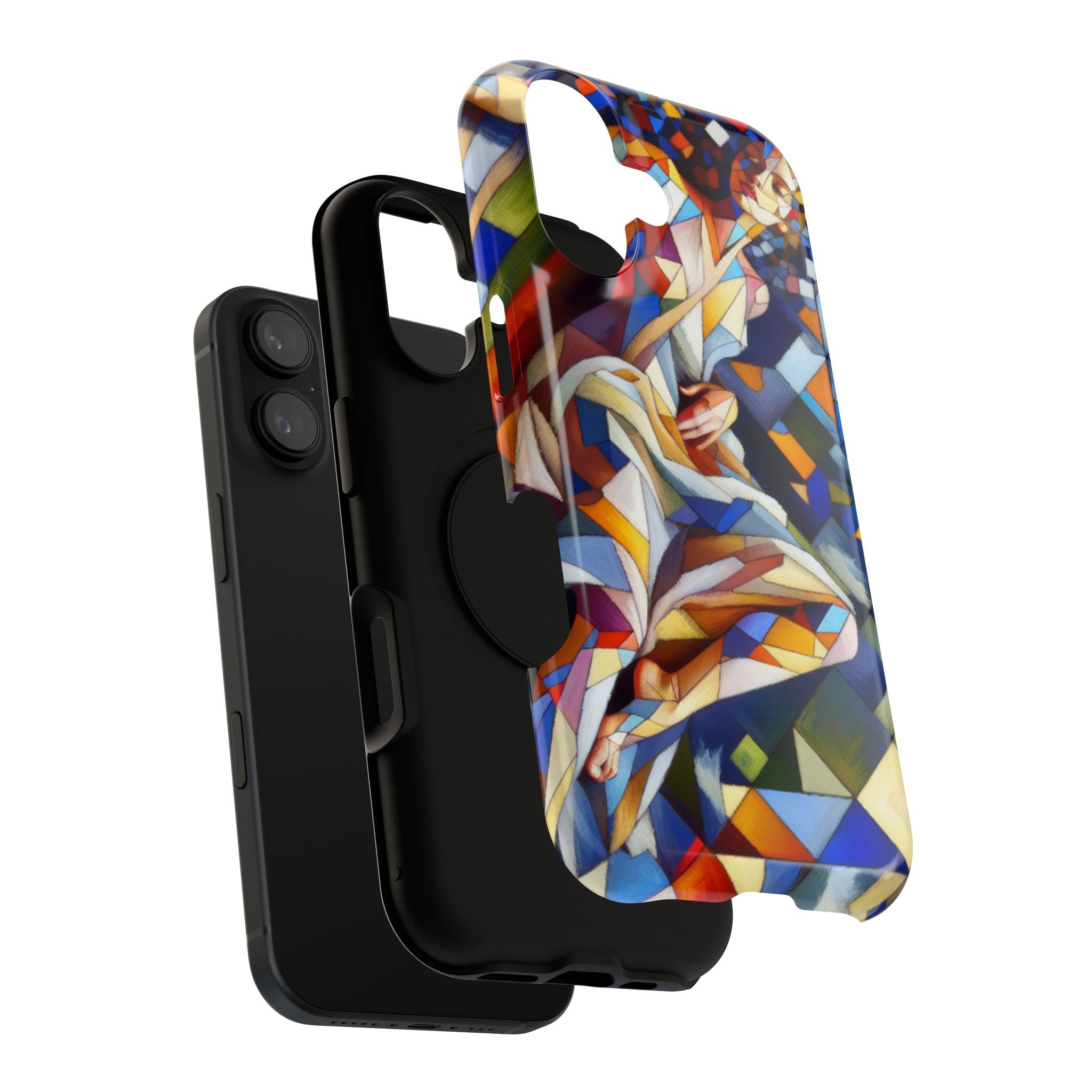 Impact Resistant Phone Case - Beautiful Woman Abstract Design