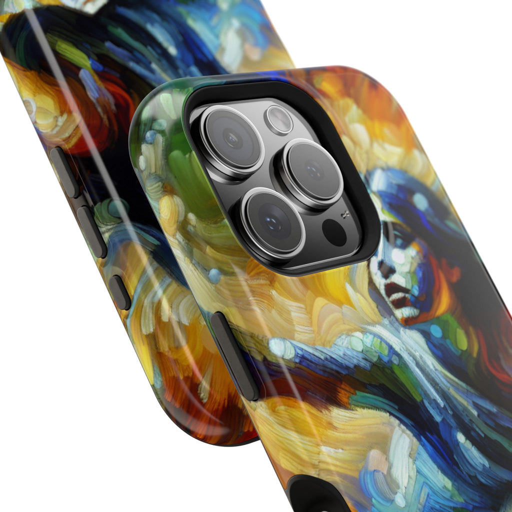 Abstract Woman Impact Resistant Phone Tough Case