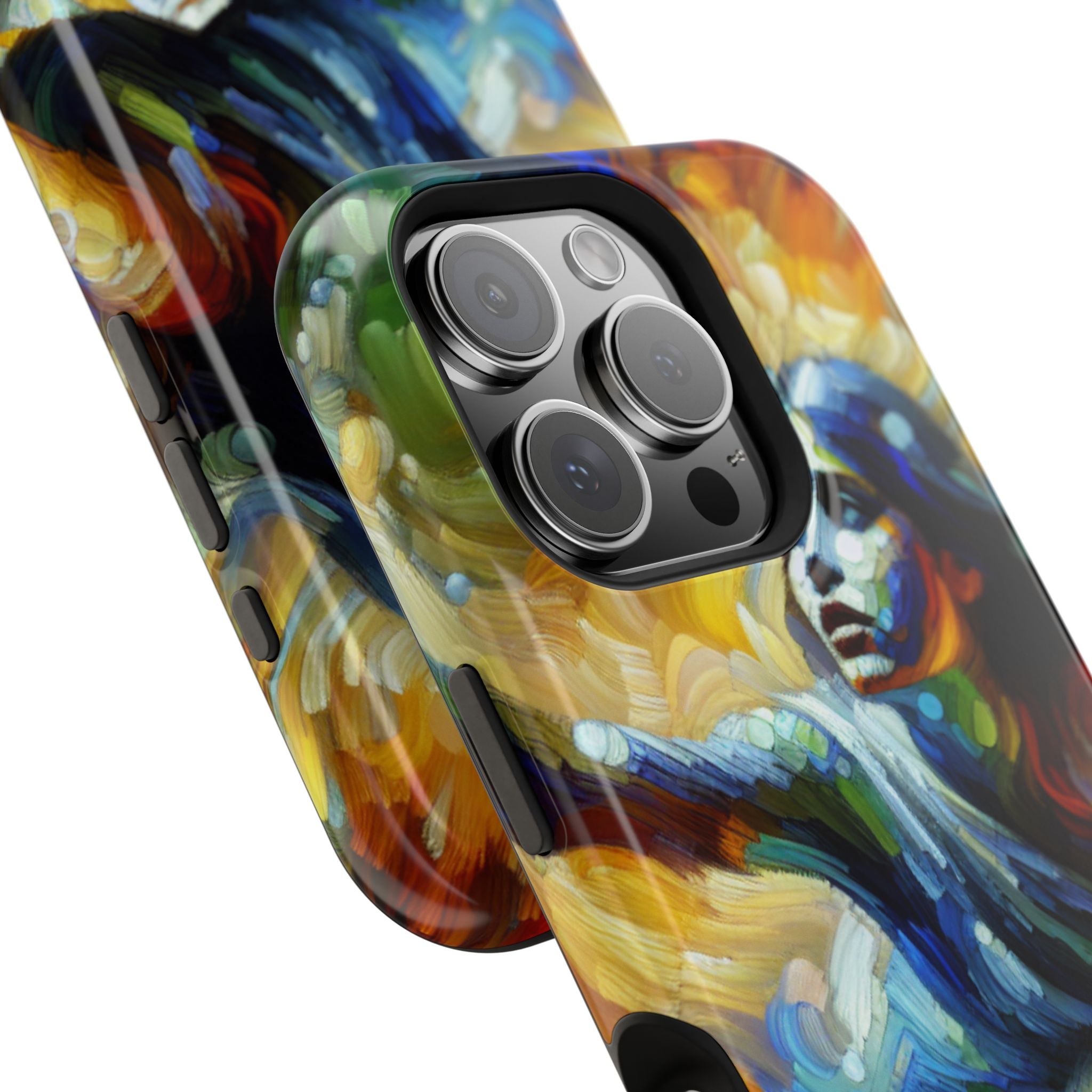 Abstract Woman Impact Resistant Phone Tough Case