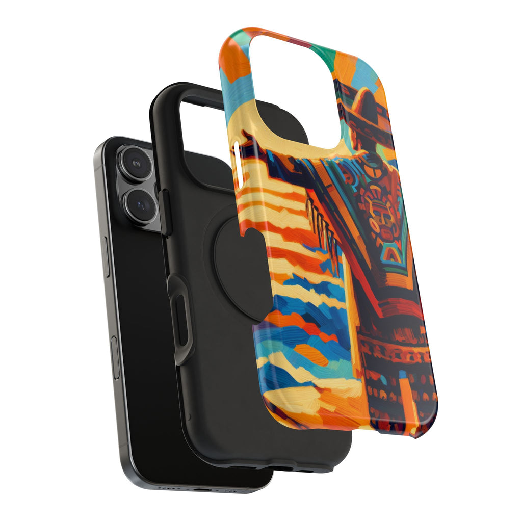 Aztec Sunset Phone Case — Impact‑Resistant Protective Cover