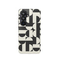 Black and White Design Impact-Resistant Case
