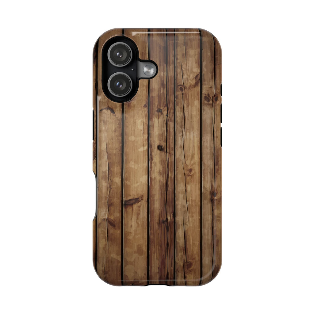 Rustic Wood Phone Case | Impact-Resistant