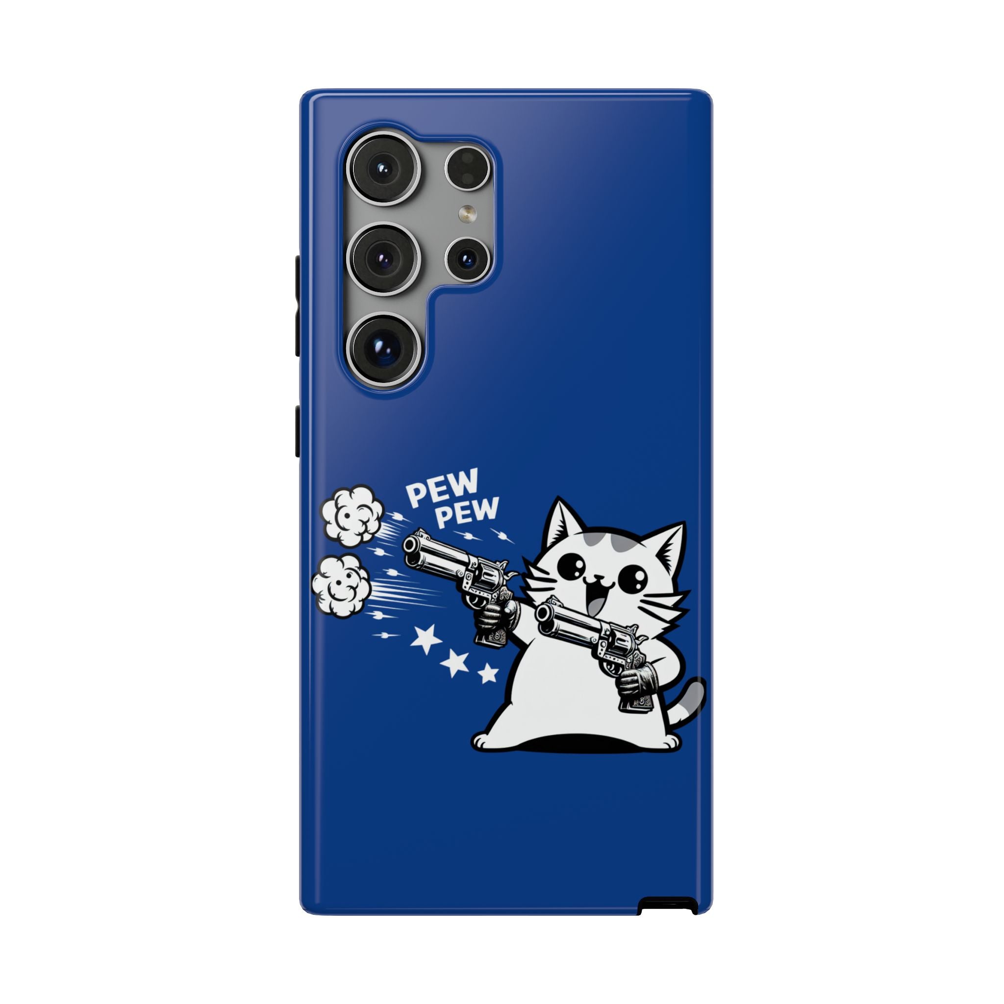 Kitty Pew Pew Impact Resistant Phone Case