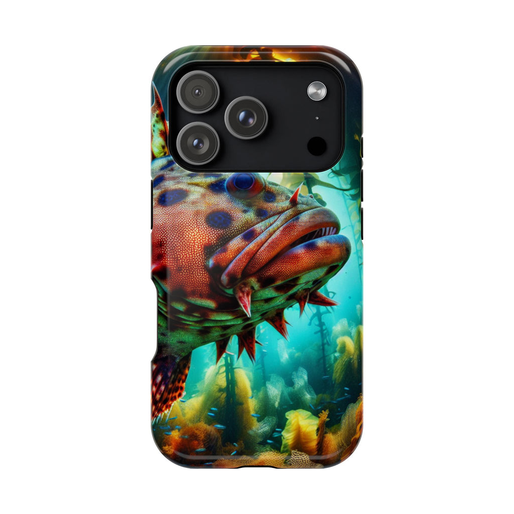 Sea Life Phone Case — Colorful Underwater Fish Impact-Resistant Case