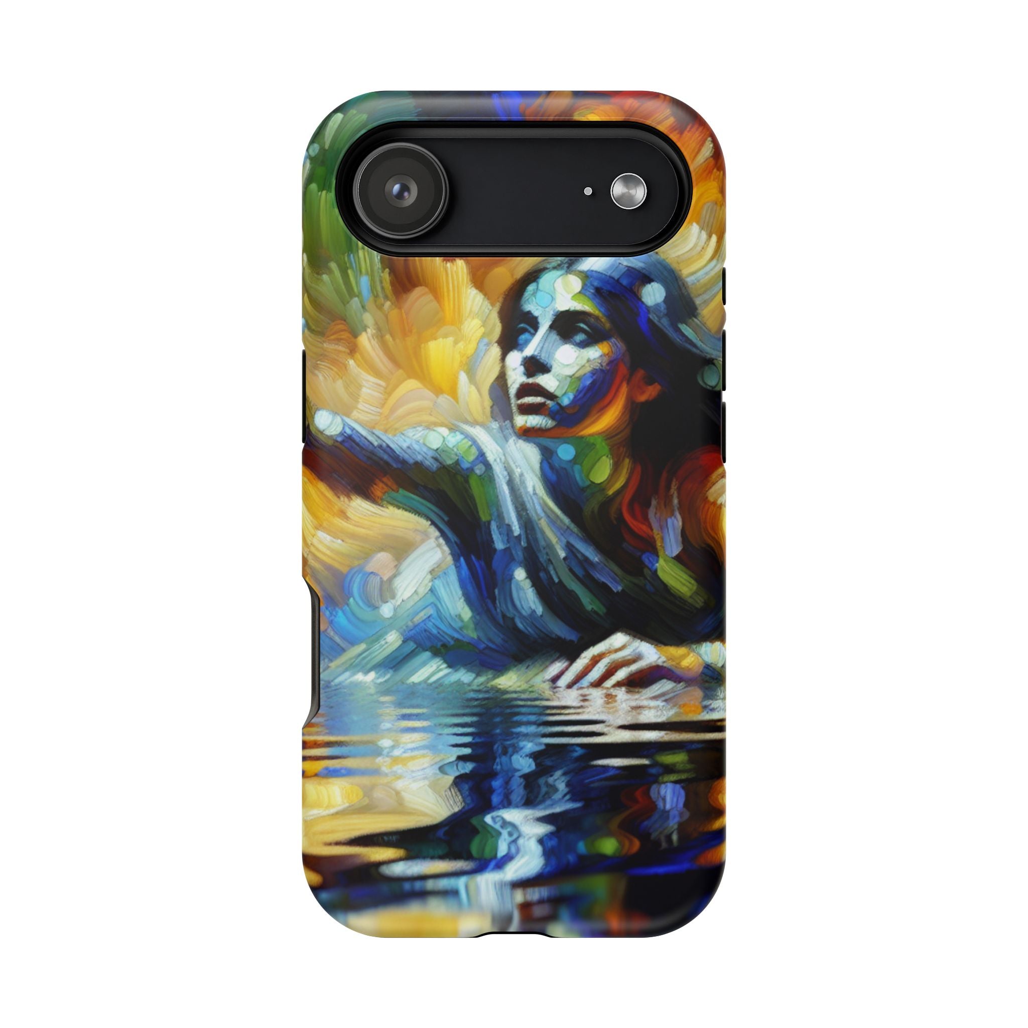 Abstract Woman Impact Resistant Phone Tough Case