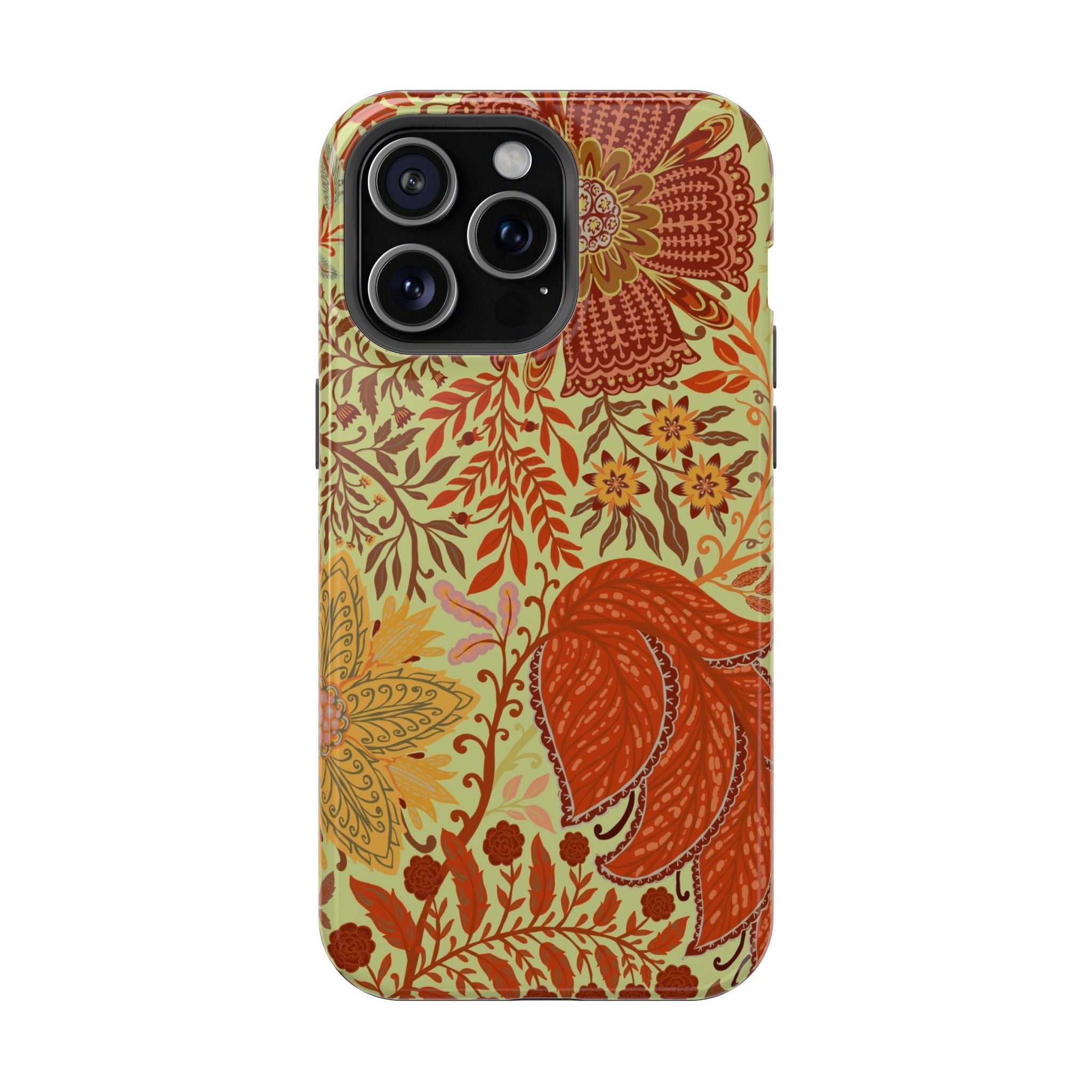 Floral Paisley Magnetic Impact-Resistant Phone Case