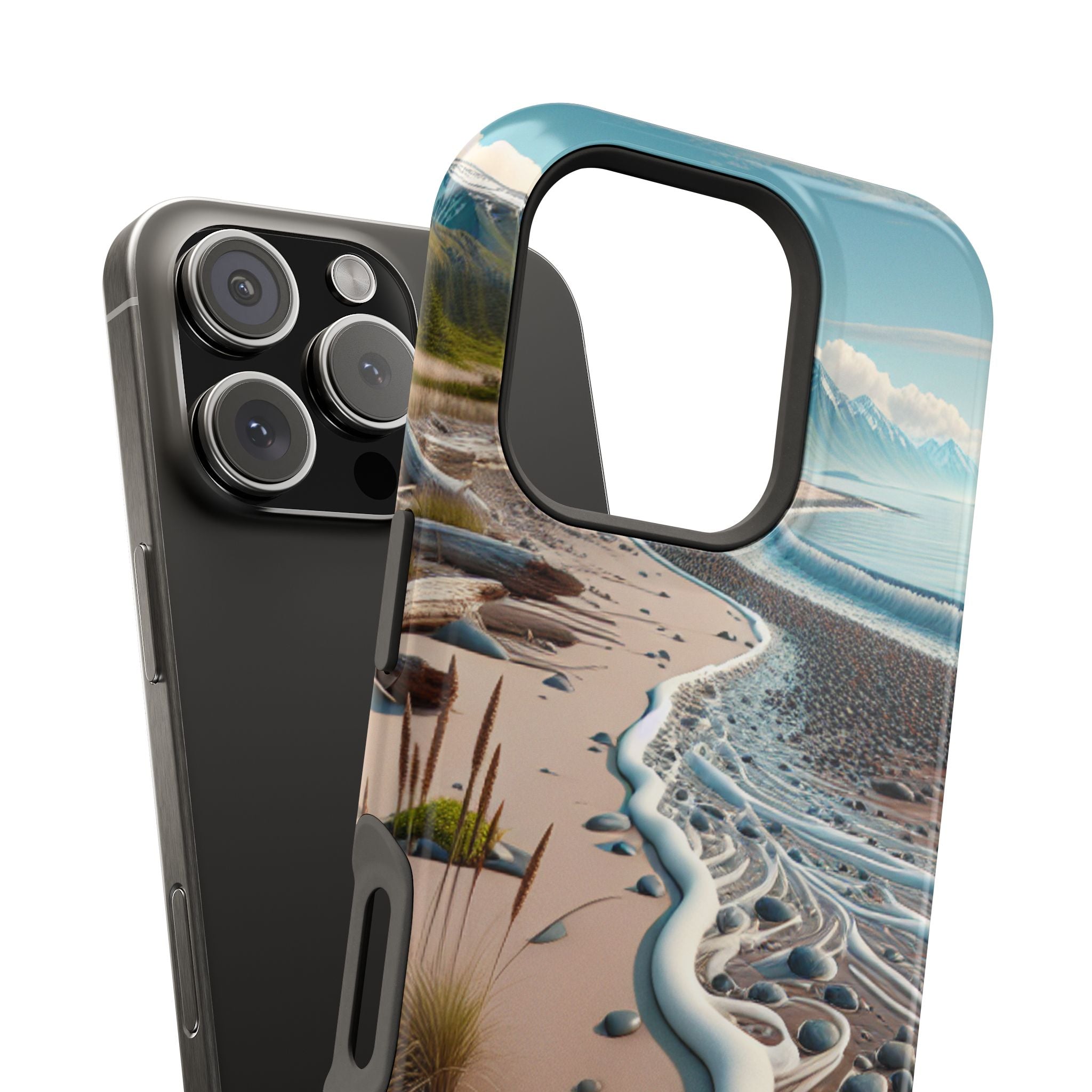 Beach Landscape Impact Resistant Phone Case