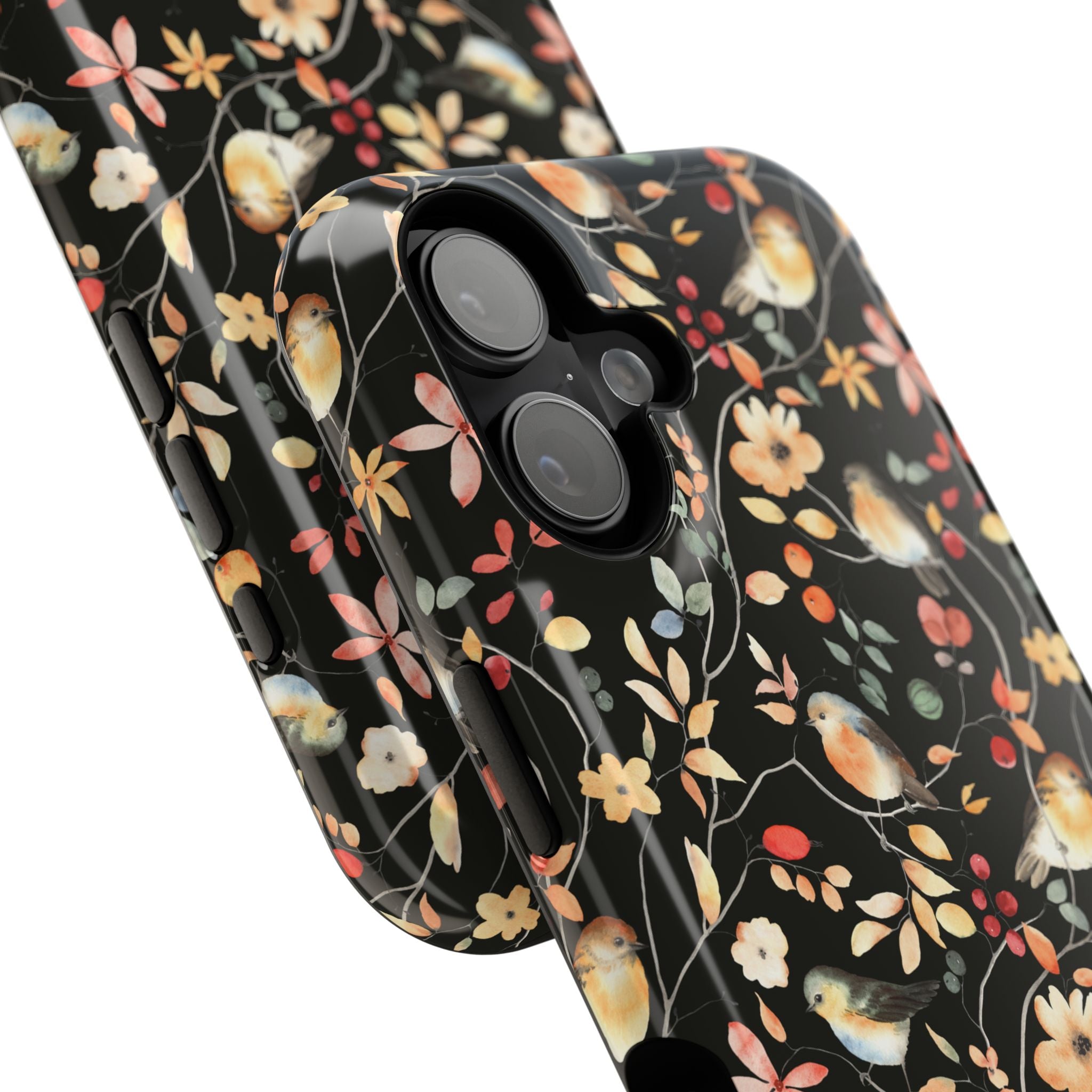 Floral Impact-Resistant Phone Case
