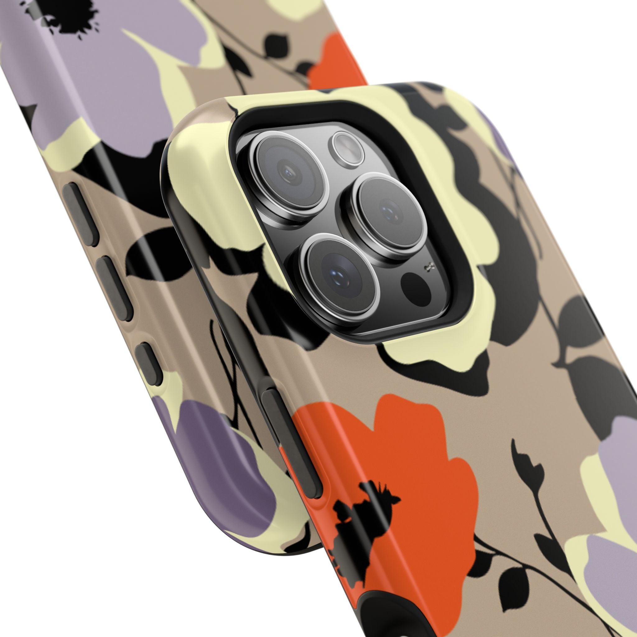 Floral Impact-Resistant Phone Case