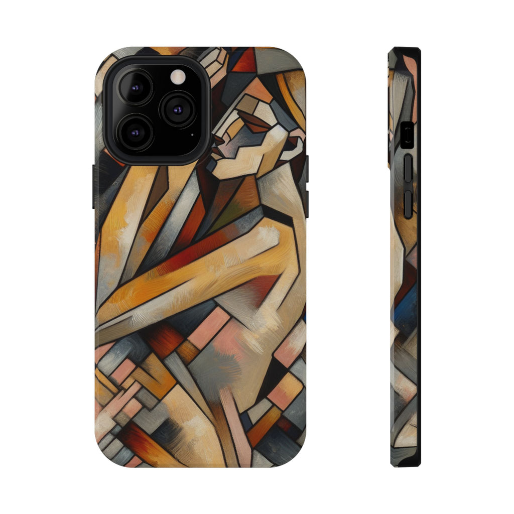 Impact Resistant Phone Case - Woman Abstract Design