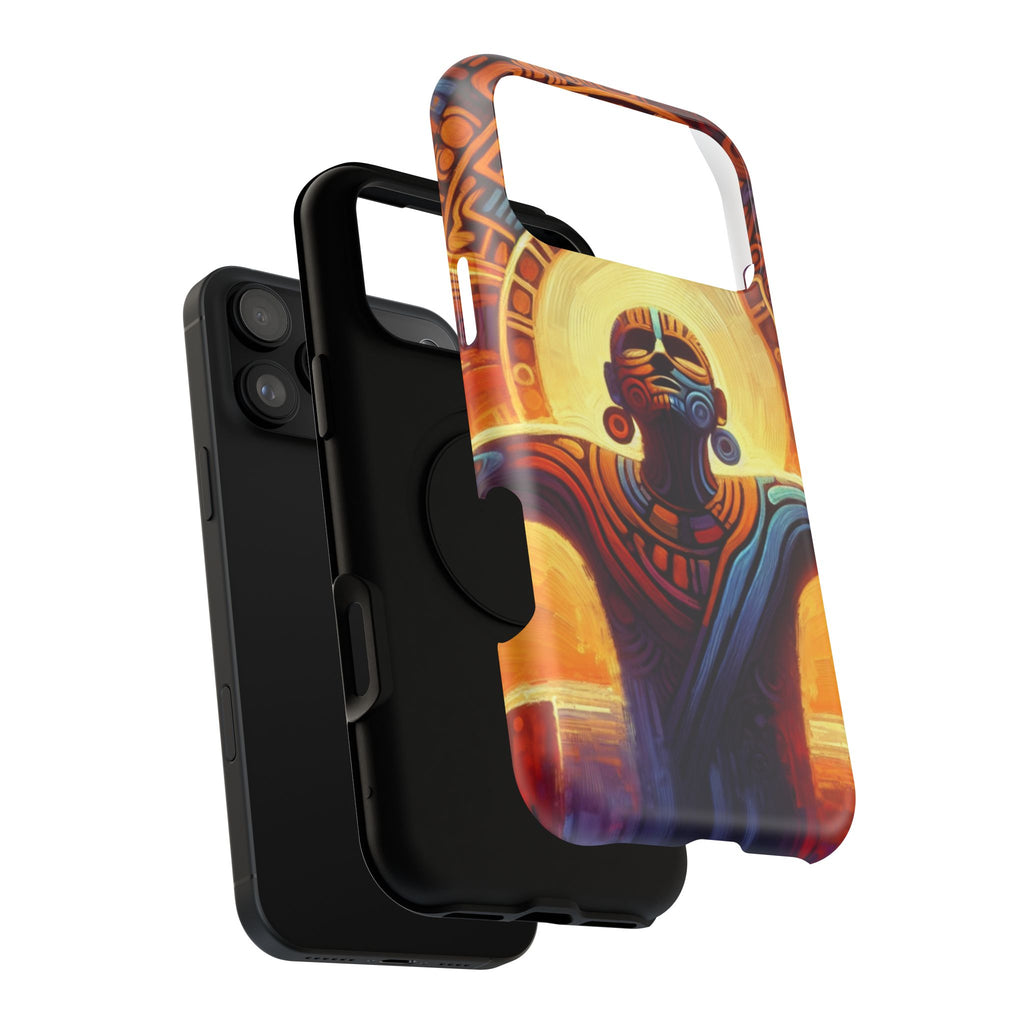 Impact Resistant Phone Case - Aztec Man