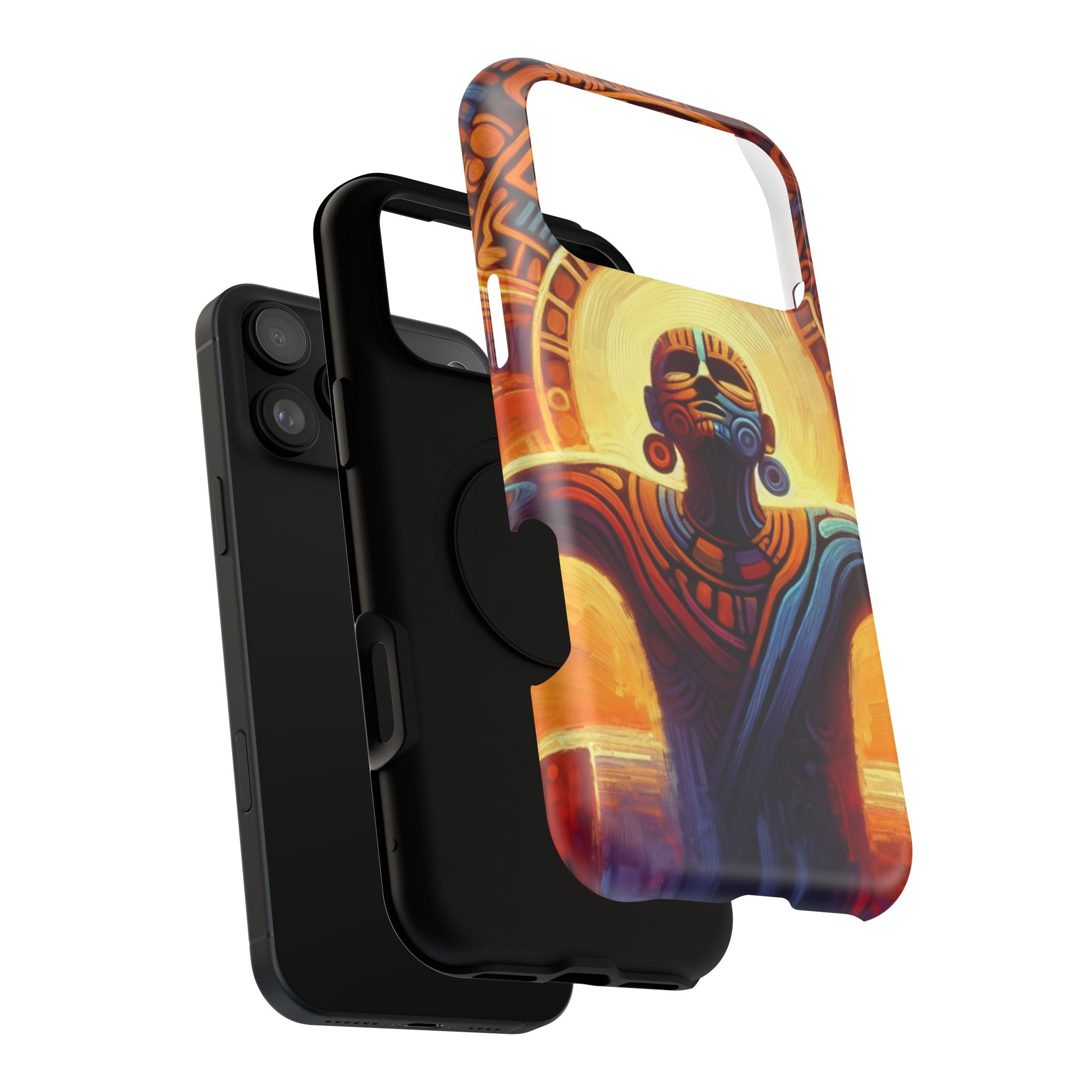 Impact Resistant Phone Case - Aztec Man