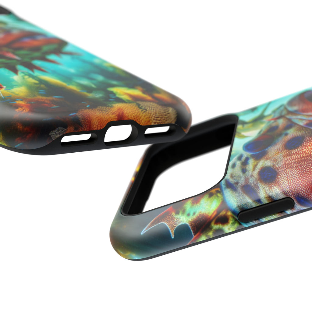 Sea Life Phone Case — Colorful Underwater Fish Impact-Resistant Case