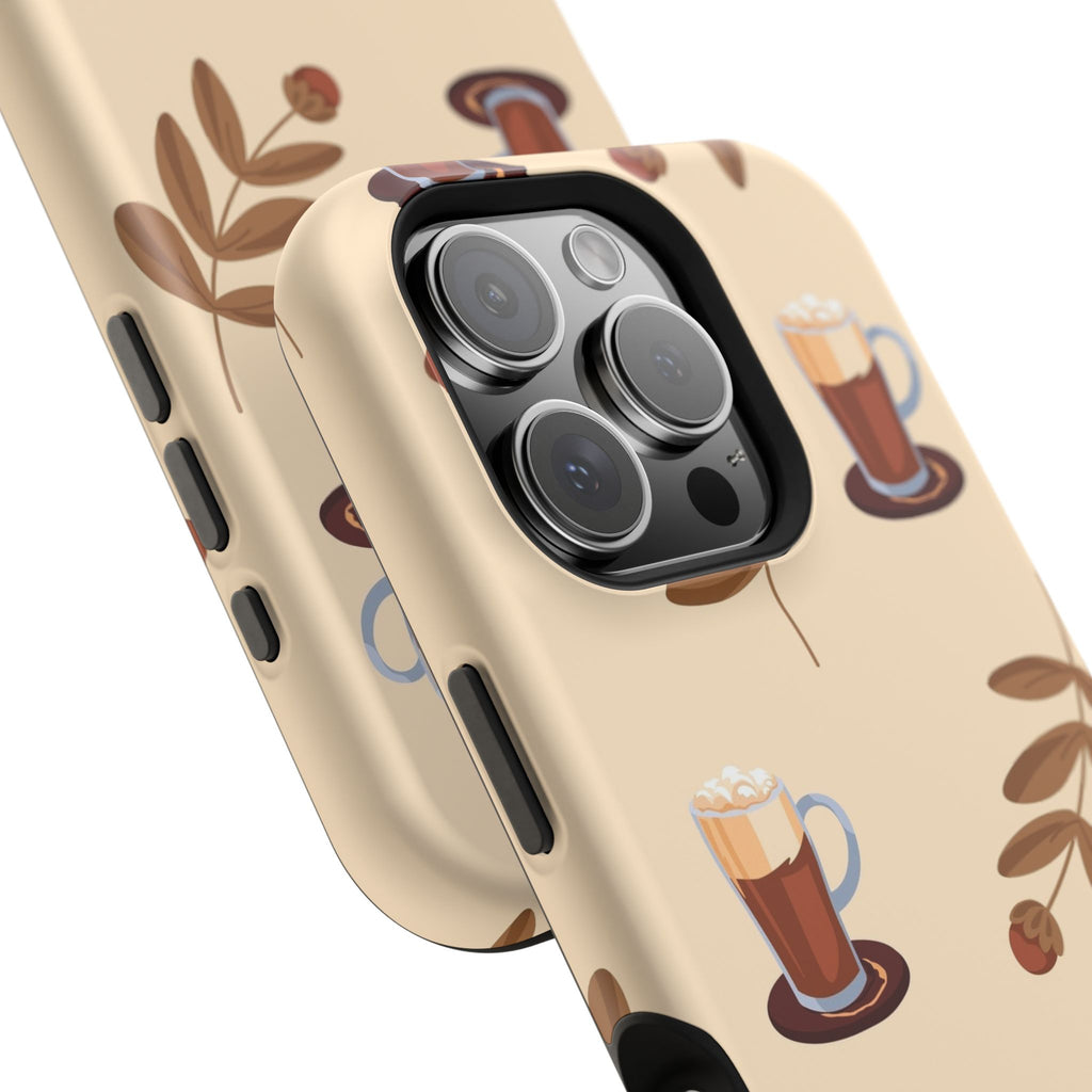 Stylish Coffee Phone Case, Impact-Resistant