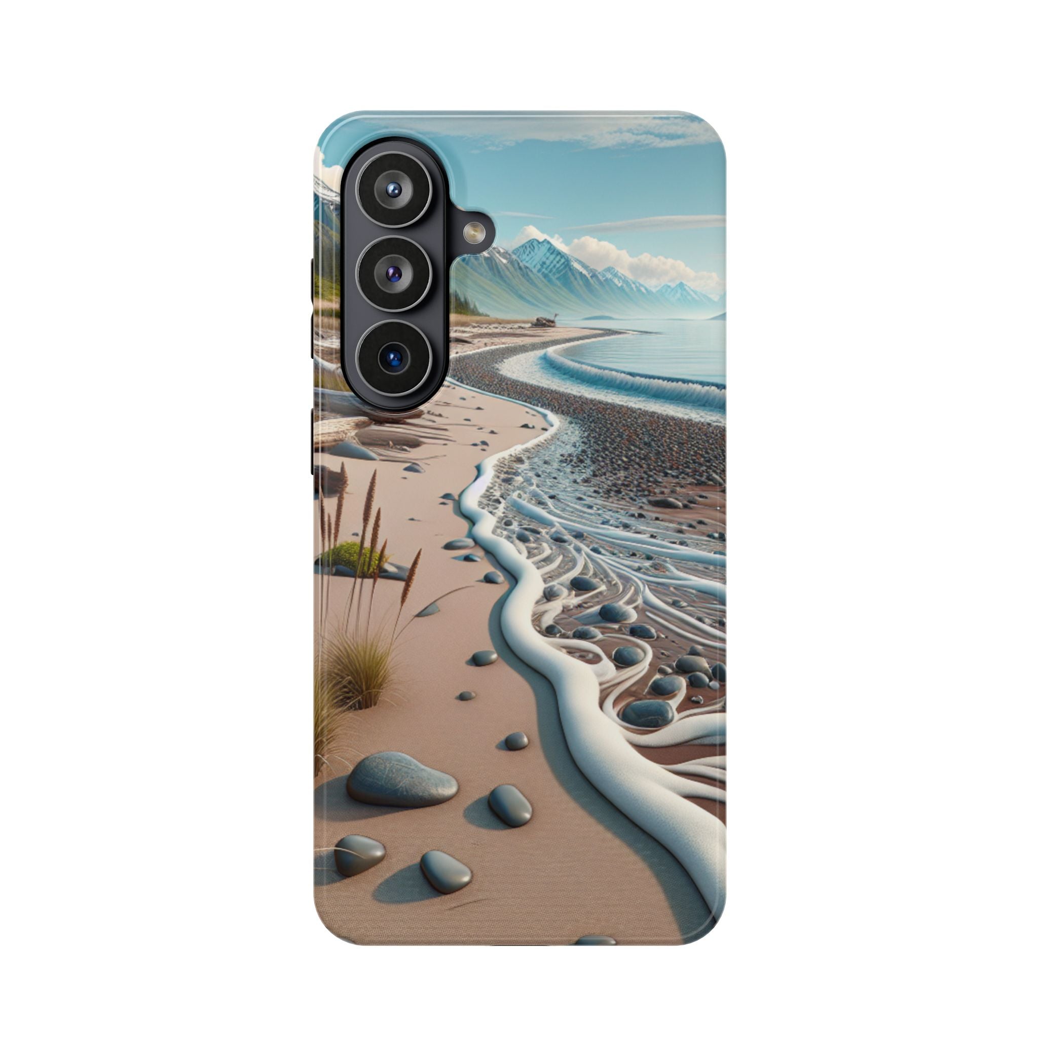 Beach Landscape Impact Resistant Phone Case