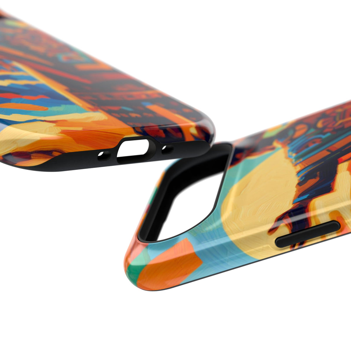 Aztec Sunset Phone Case — Impact‑Resistant Protective Cover