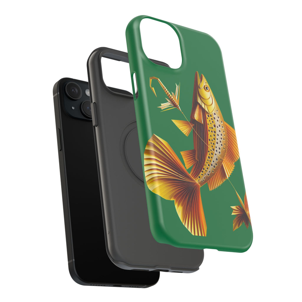 Impact Resistant Phone Case,  Lucky Charm Fish, Outdoor Enthusiast Gift