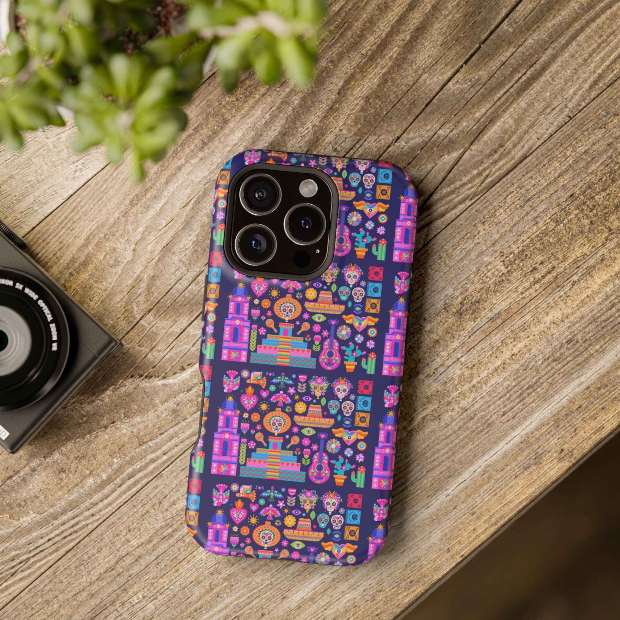 Vibrant Day of the Dead Phone Case