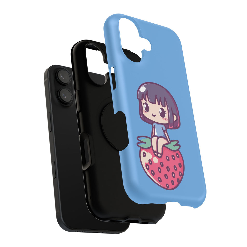 Cute Strawberry Impact Resistant Phone Case