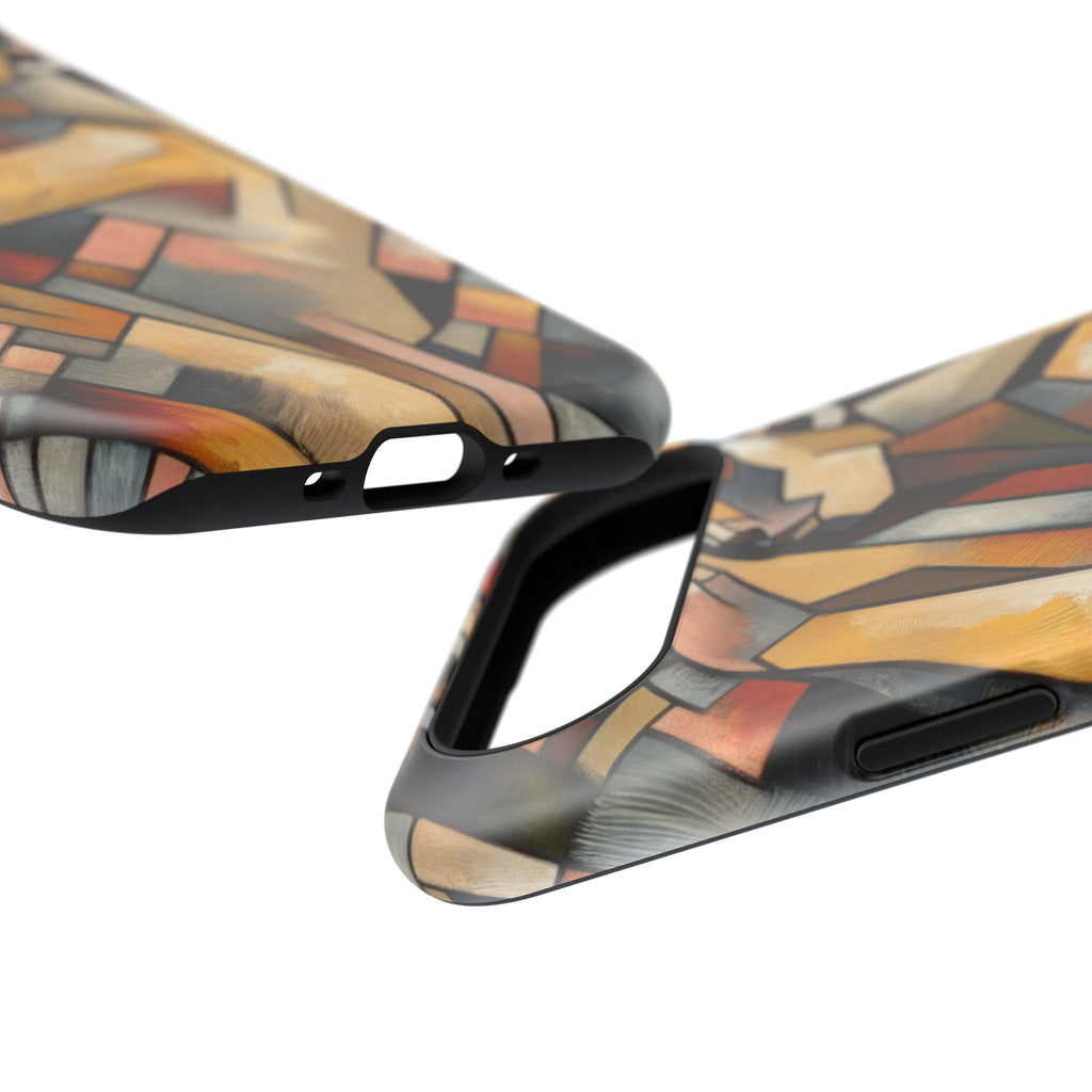 Impact Resistant Phone Case - Sleeping  Woman Abstract
