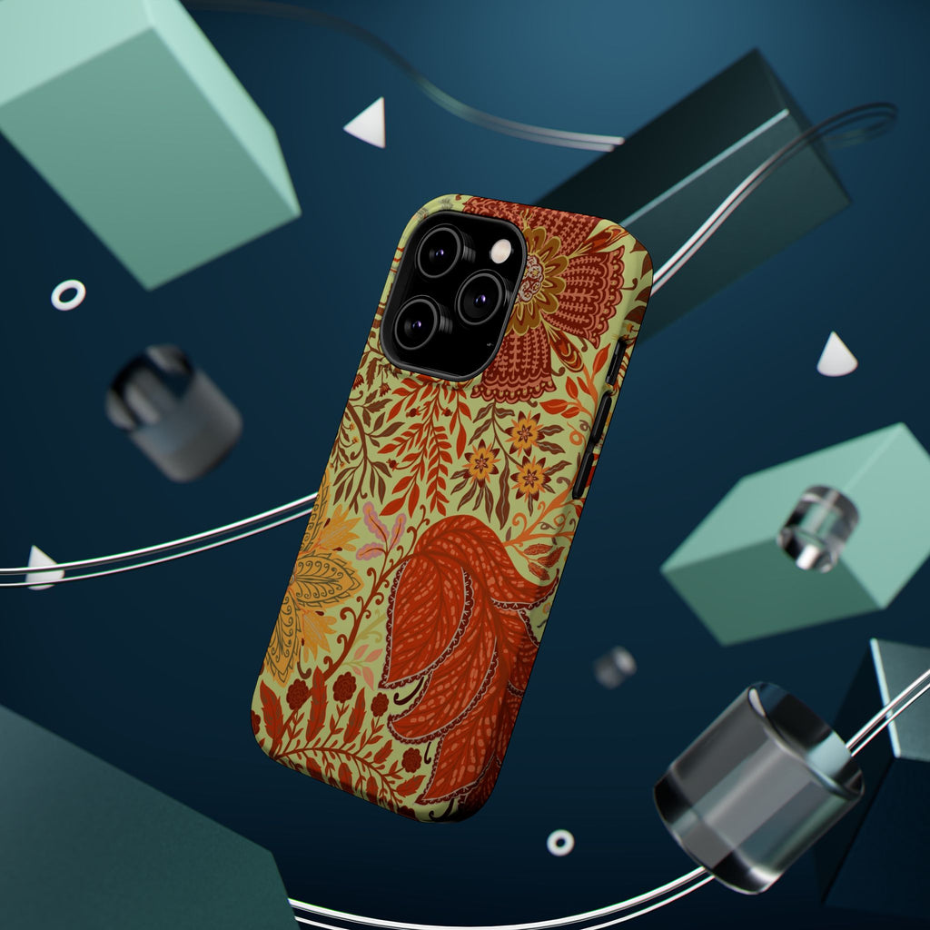 Floral Paisley Magnetic Impact-Resistant Phone Case