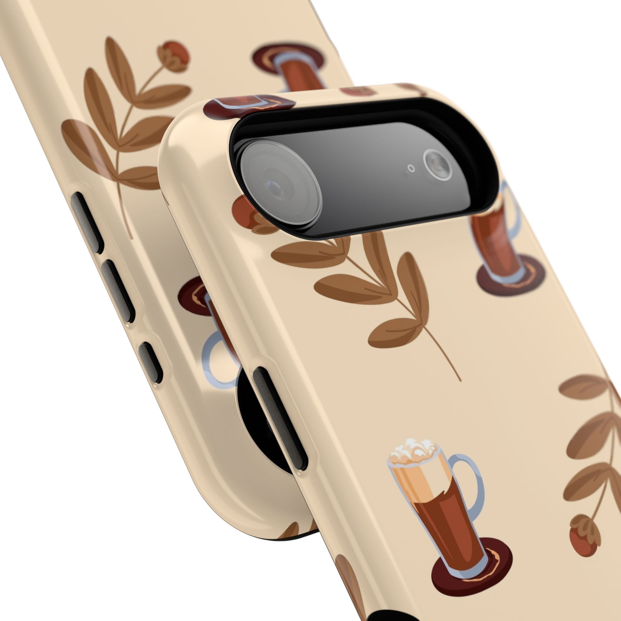 Stylish Coffee Phone Case, Impact-Resistant