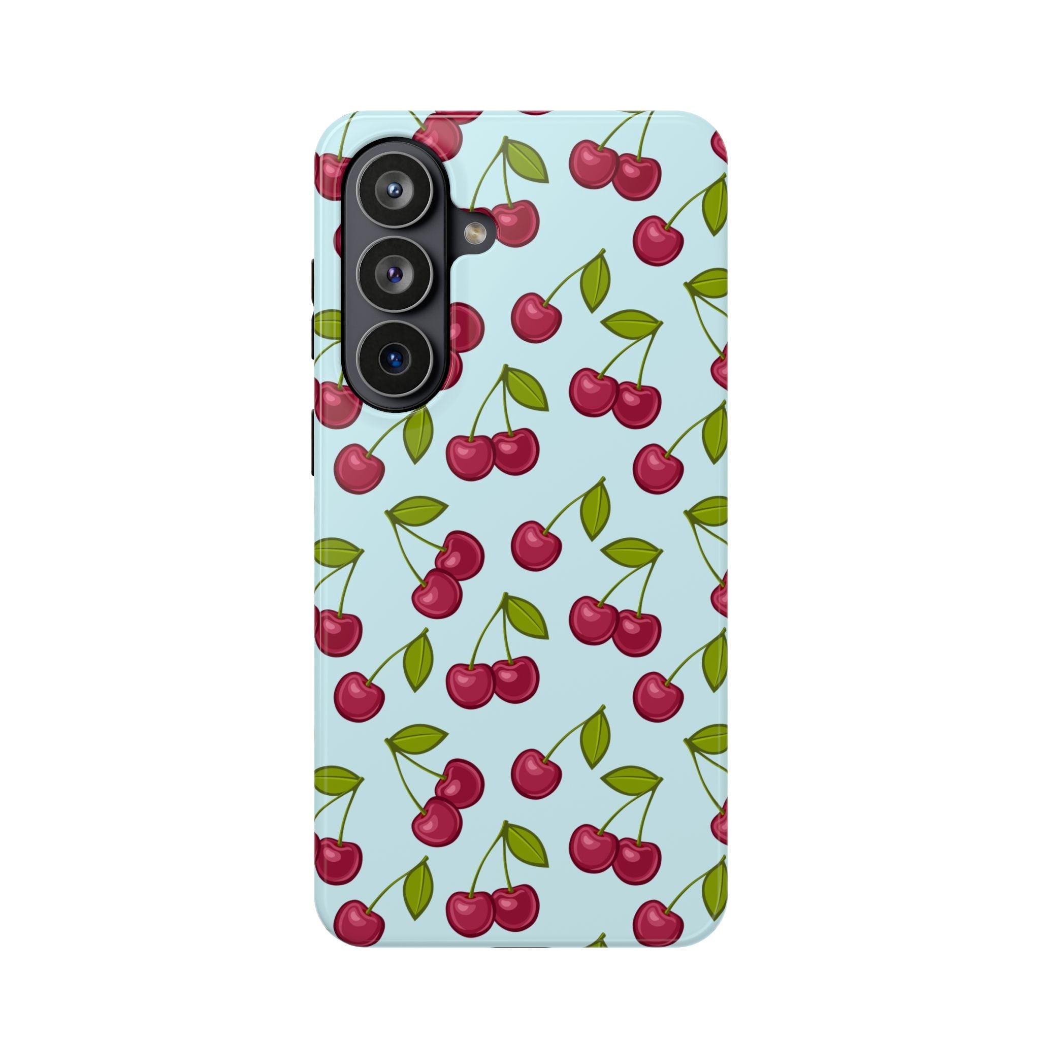 Cherry Pattern Phone Case, Cute Cherry