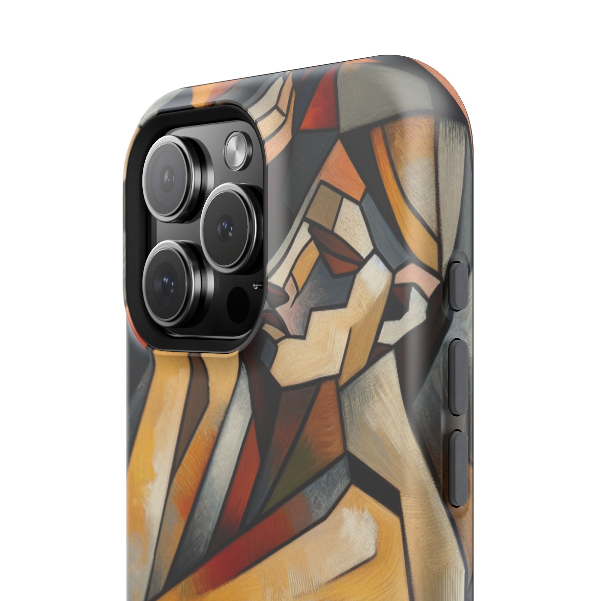 Impact Resistant Phone Case - Woman Abstract Design