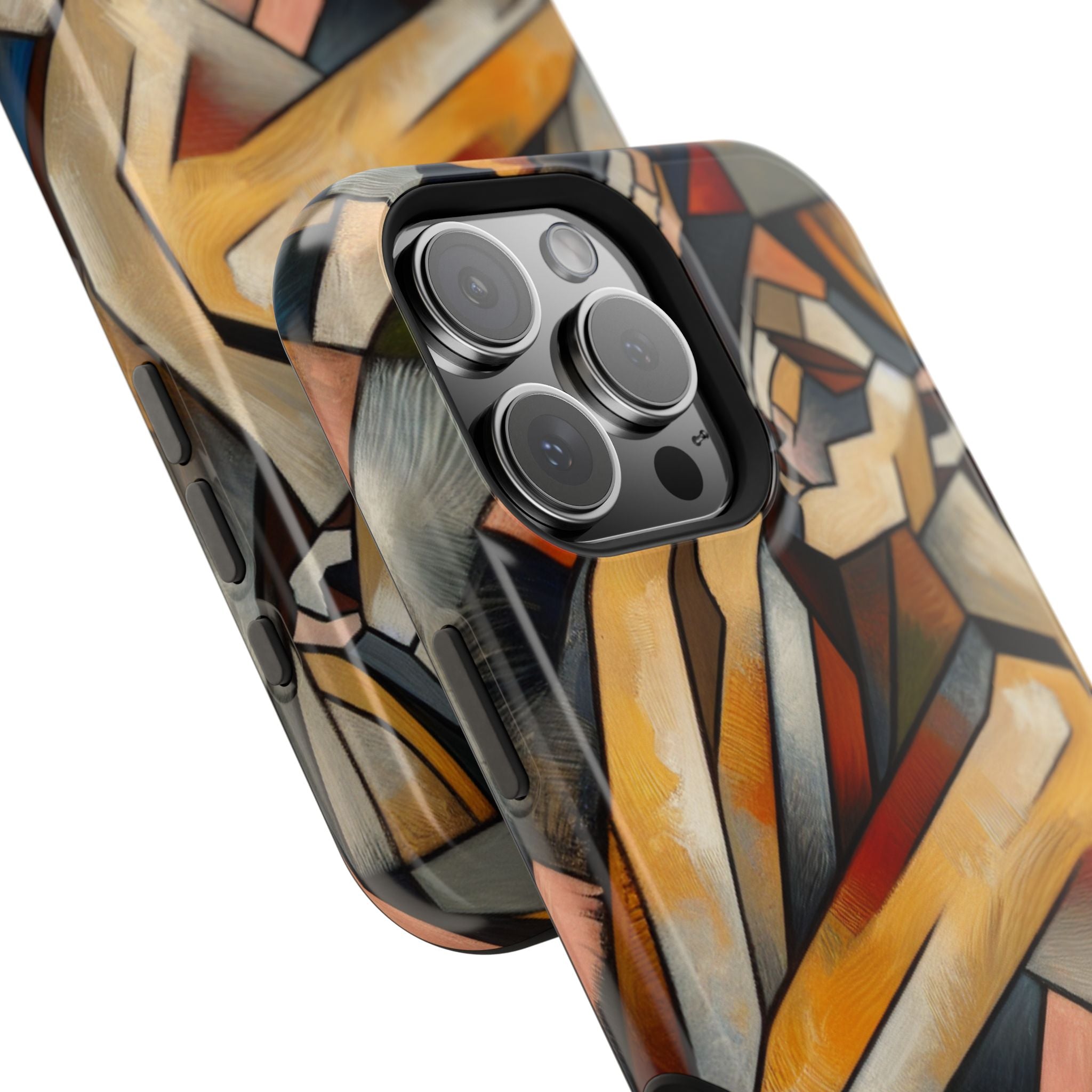 Impact Resistant Phone Case - Woman Abstract Design
