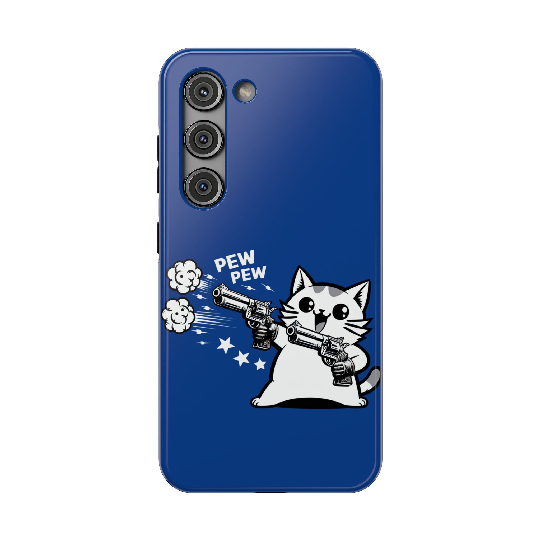 Kitty Pew Pew Impact Resistant Phone Case