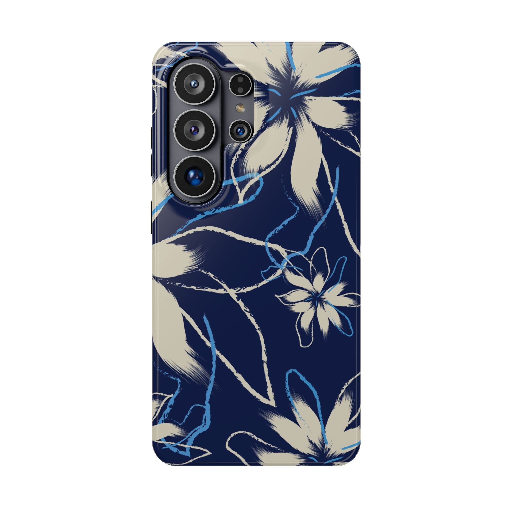 Floral Impact-Resistant Phone Case, Durable