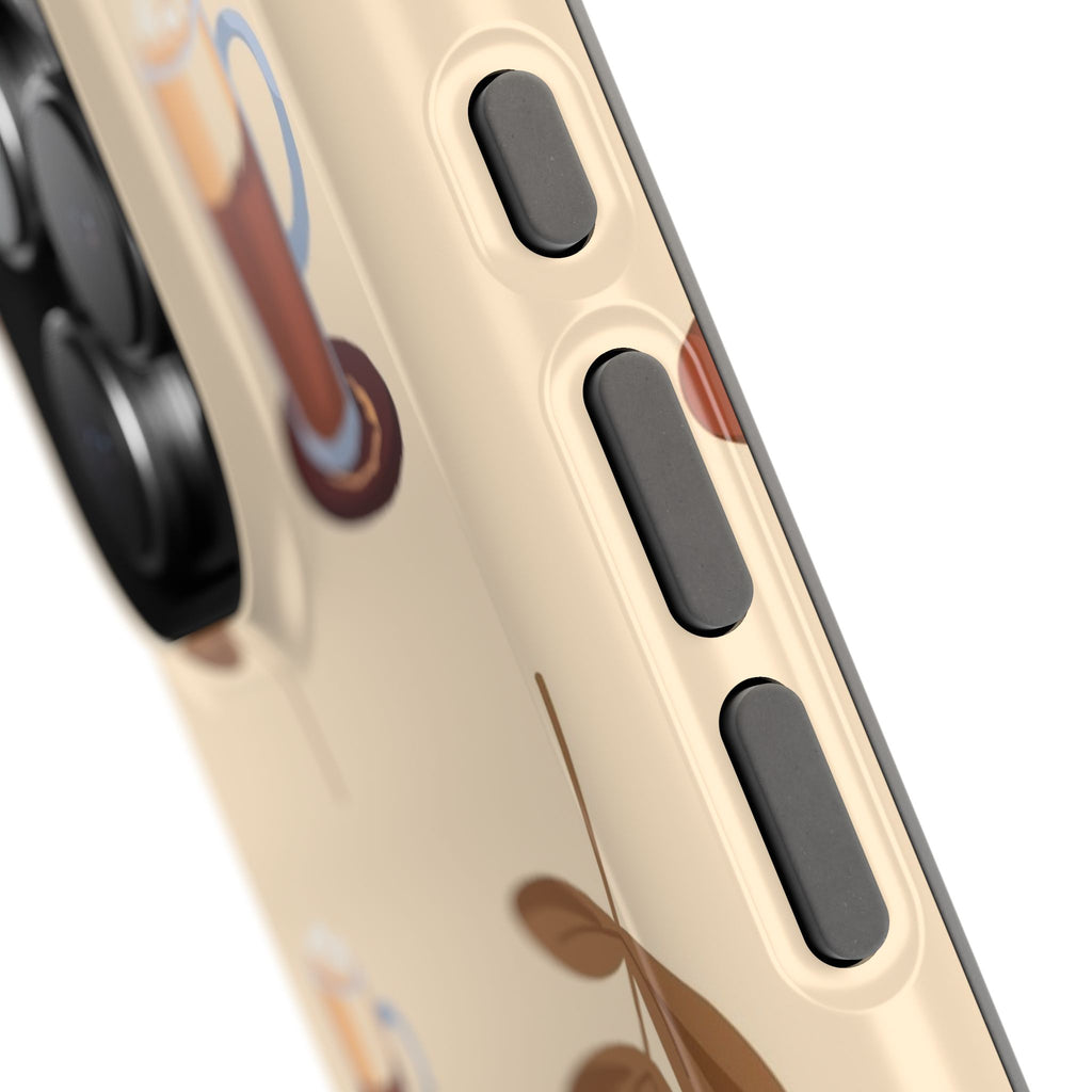 Stylish Coffee Phone Case, Impact-Resistant