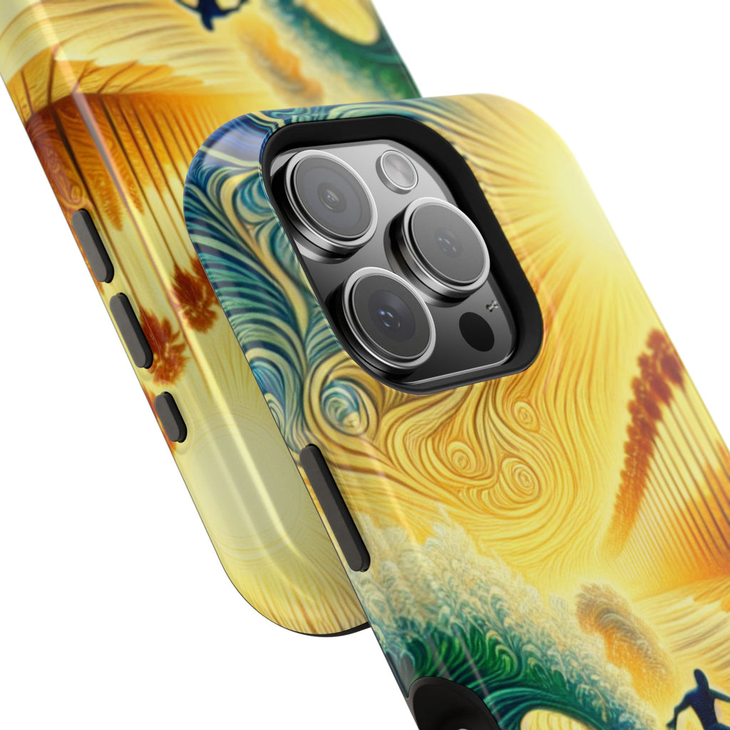Surfing Impact Resistant Phone Case - Ocean Vibes, Phone Cover for Surfers, Beach Lovers