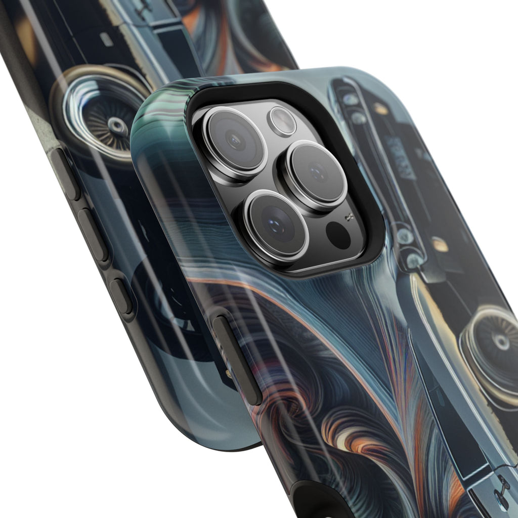 Vintage Muscle Car Phone Case — Retro Racing Art Impact-Resistant Case