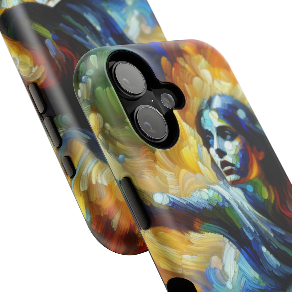 Abstract Woman Impact Resistant Phone Tough Case