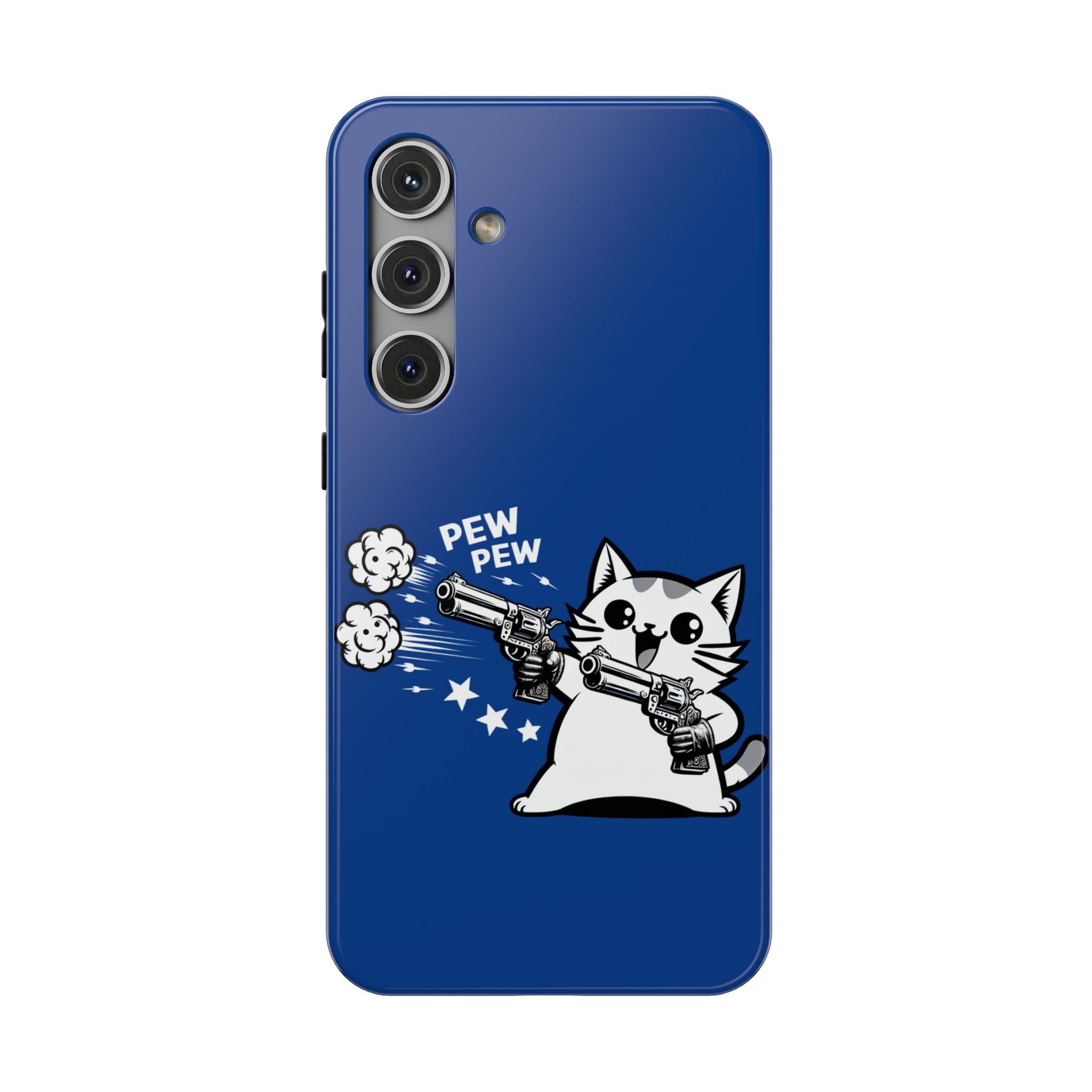 Kitty Pew Pew Impact Resistant Phone Case