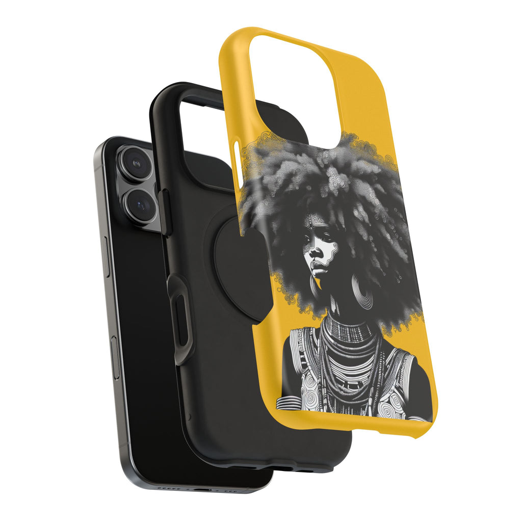 Bold African Art Impact Resistant  Phone Case