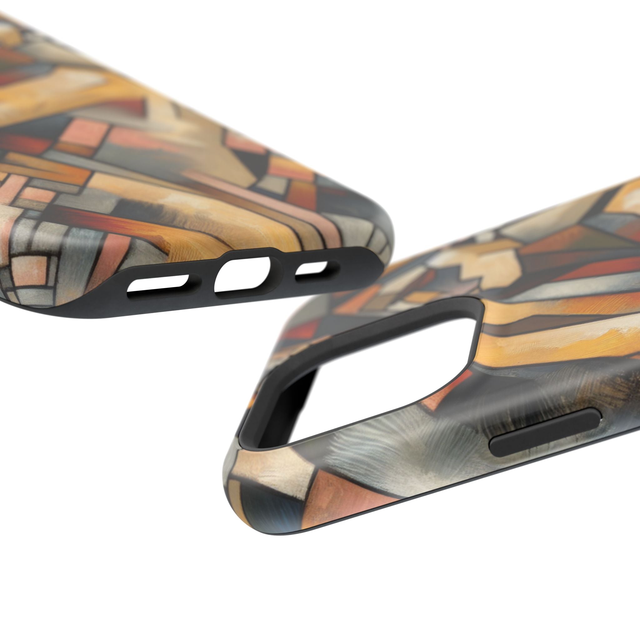 Impact Resistant Phone Case - Woman Abstract Design
