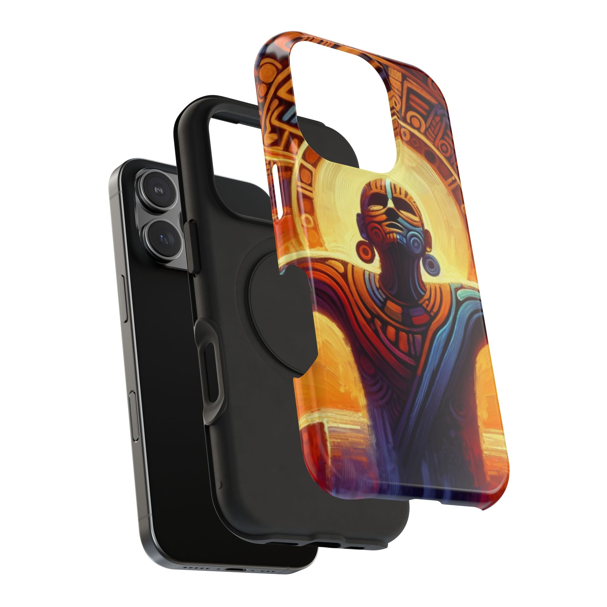 Impact Resistant Phone Case - Aztec Man