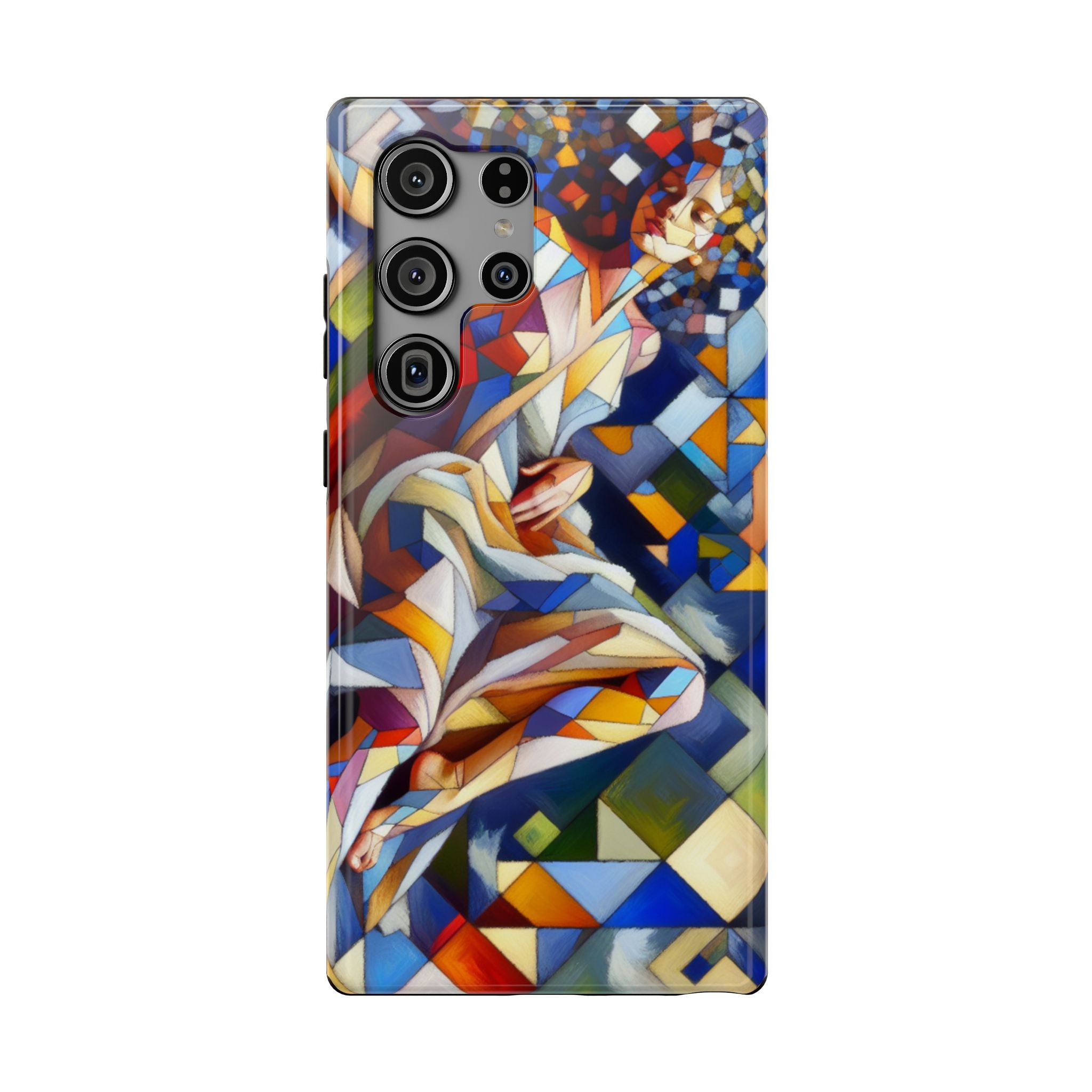 Impact Resistant Phone Case - Beautiful Woman Abstract Design