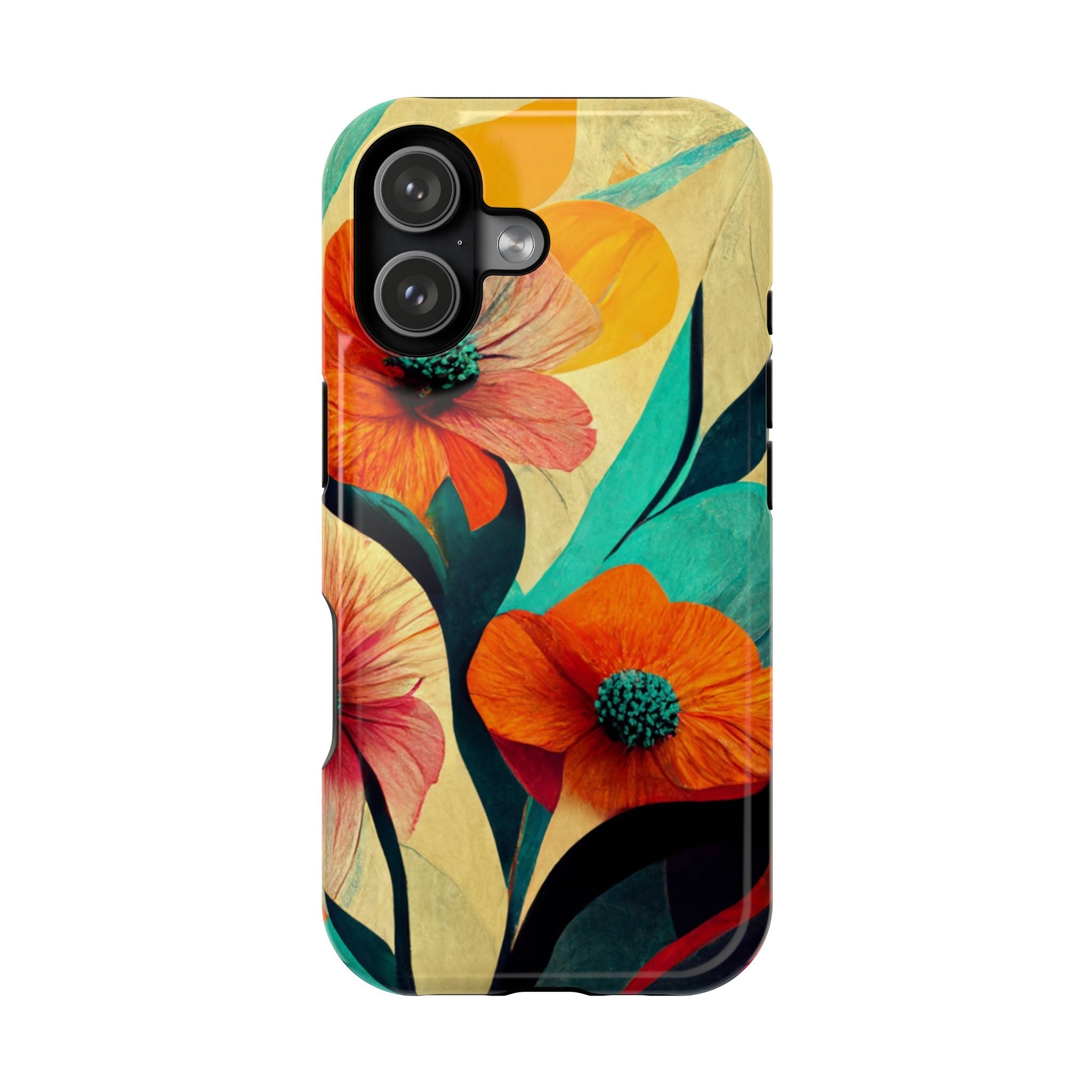 Floral Impact-Resistant Phone Case