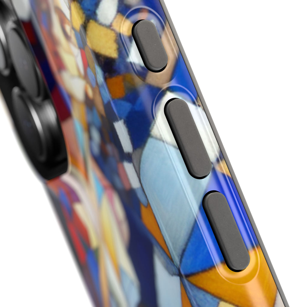 Impact Resistant Phone Case - Beautiful Woman Abstract Design Samsung
