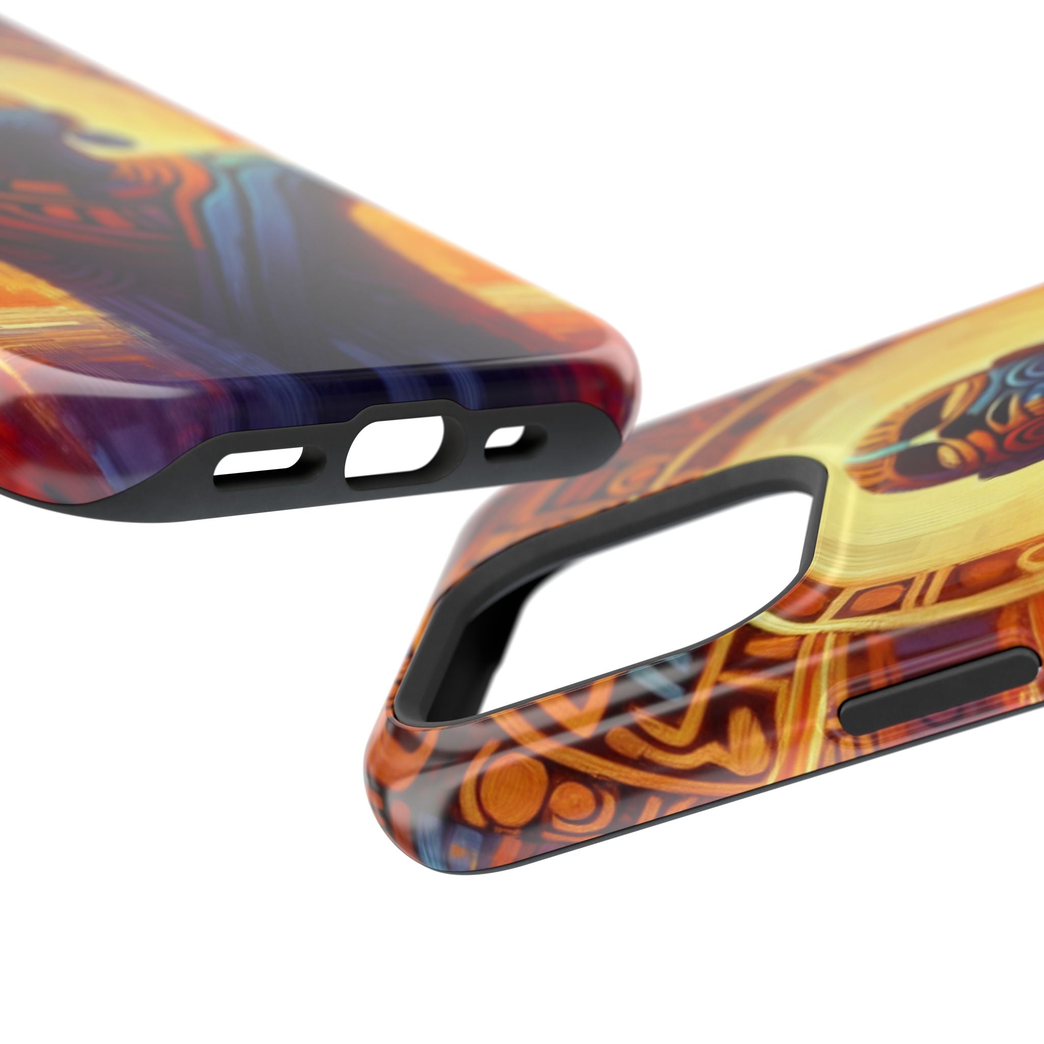 Impact Resistant Phone Case - Aztec Man