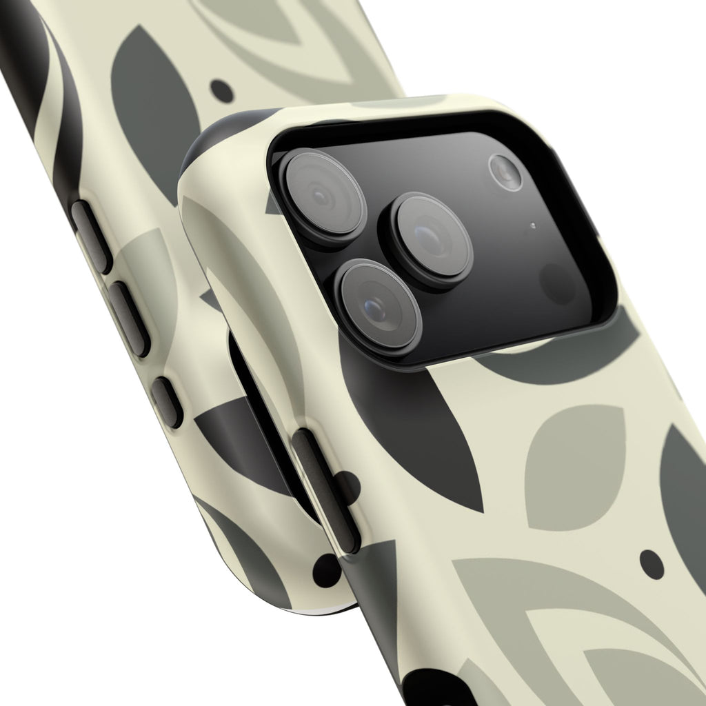 Modern Leaf Impact-Resistant Phone Cases