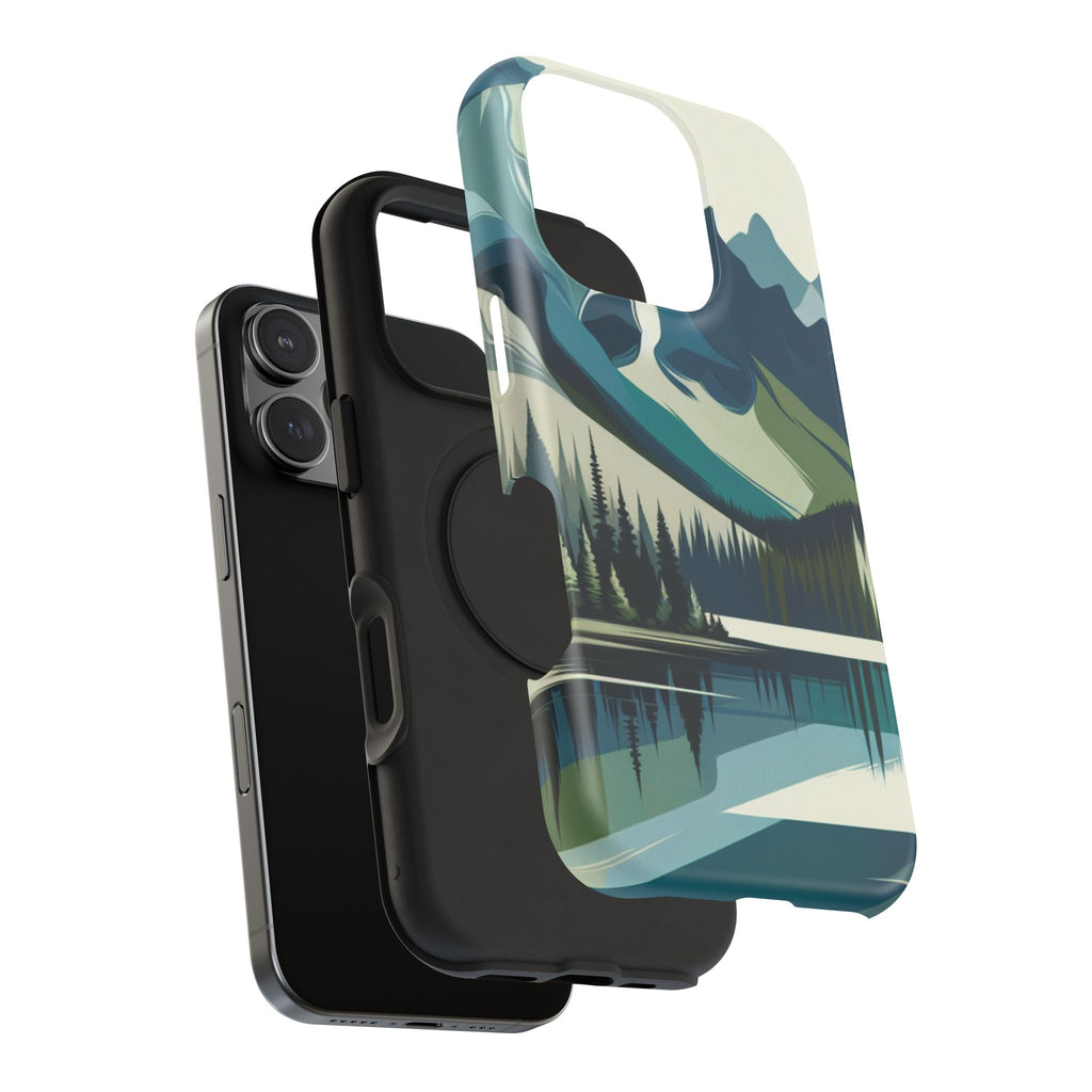 Impact Resistant Phone Tough Case - Mountain Lake