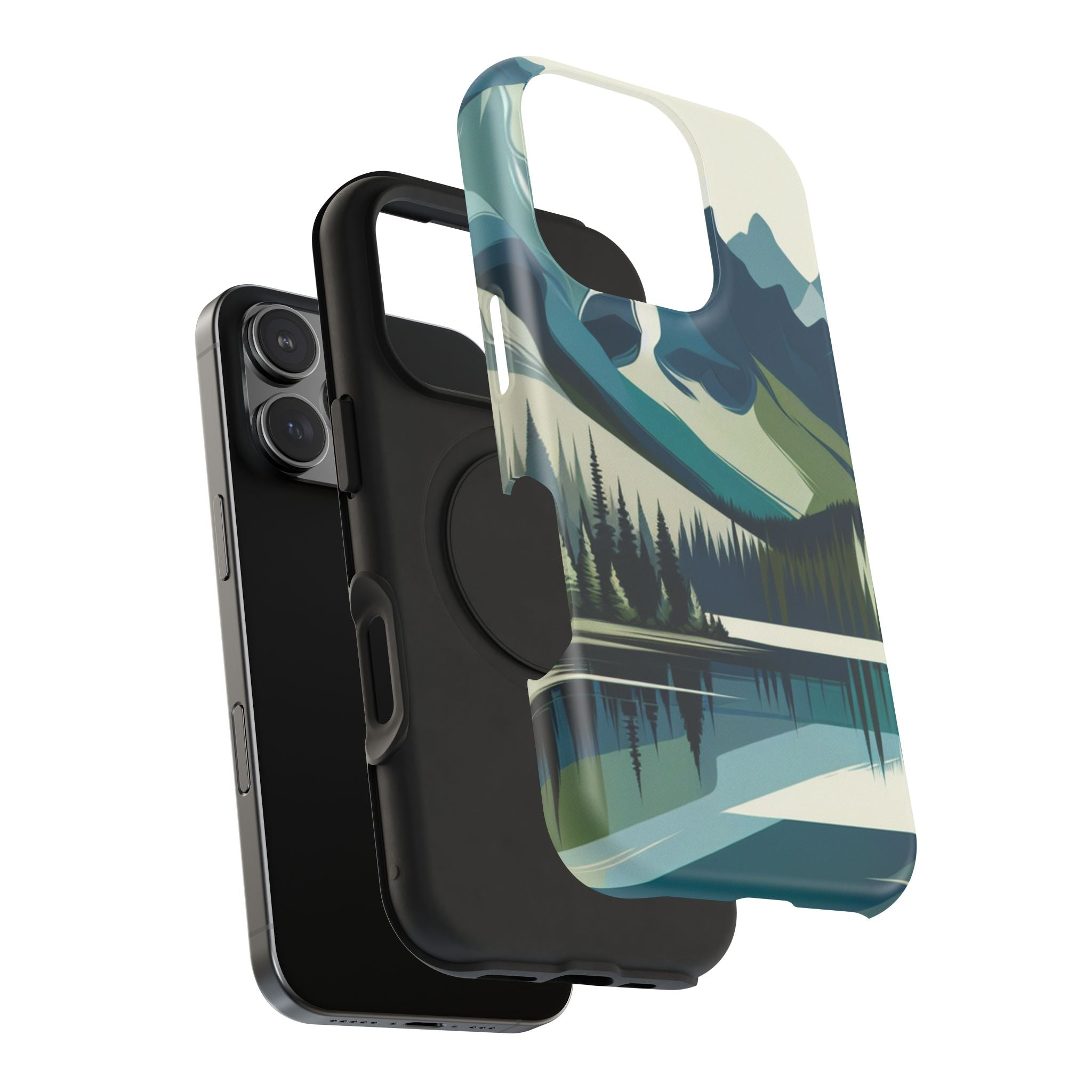 Impact Resistant Phone Tough Case - Mountain Lake
