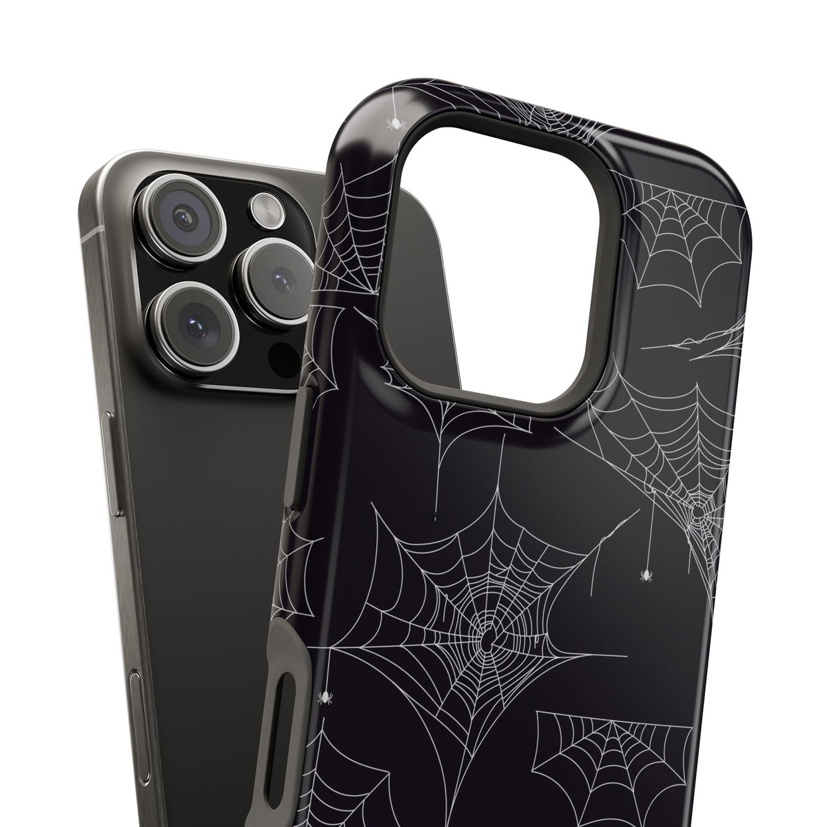 Spider Web Gothic Halloween Protective Cover for iPhones and Galaxy Phones